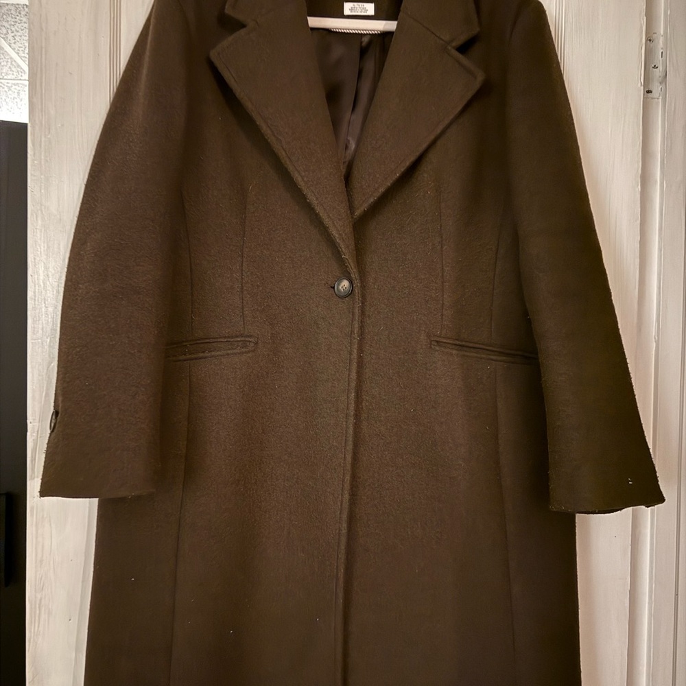 DKNY Dark Brown Trench Coat